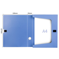 Caja de Archivo Expandible de Material PP de Alta Capacidad, Organizador de Documentos Plegable para Escritorio, Carpetas Expandibles para Archivos