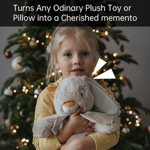 30 secondi a forma di cuore registratore Audio in plastica dispositivo elettronico di consumo con chiusura a pulsante riproduce musica e regalo di peluche - Product Image 6