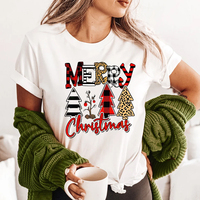 Nouveaux transferts DTF pour écran de Noël, transfert thermique DTF de Noël, design à la vente chaude, prêt à être expédié, transfert DTF pour t-shirt
