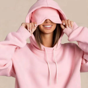 <span class=keywords><strong>Felpa</strong></span> <span class=keywords><strong>con</strong></span> <span class=keywords><strong>Cappuccio</strong></span> Oversize <span class=keywords><strong>con</strong></span> Mascherina Integrata Unisex in Morbido Pile Pullover <span class=keywords><strong>con</strong></span> <span class=keywords><strong>Cappuccio</strong></span> per Uomo <span class=keywords><strong>Donna</strong></span> Abbigliamento Casual - Product Image 3