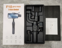 Stabilisateur de smartphone à trois axes avec suivi du visage par IA, rotation à 360° et fonction anti-tremblement pour selfies