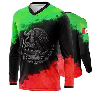 Op maat gemaakt NIEUW 2024 Jersey Motocross Fiets Offroad Dirtbike Rijden ATV MTB DH Race Langarm Shirt Motorfiets - Product Image 1