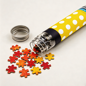 Manufacturer Customizable Jigsaw Puzzle OEM Mini Puzzle Test Tube Eco Friendly Portable Puzzle Board 100 500 1000 Pieces for Kid - Product Image 2