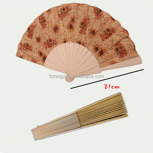 Novedad 2026: Abanicos de Madera de 23cm con Patrones Coloridos, Hechos a Mano, 18 Asas, Novedad, Personalización, Promoción, Decoraciones para Actividades - Product Image 6