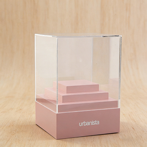 Customized Transparent Acrylic <strong>Display</strong> Box Cubical Show <strong>Case</strong> - Product Image 3