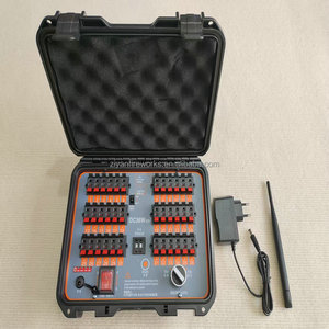 Sistema di accensione fuochi d'artificio LED DC36W 36 HAPPINESS con 36 cue, ricevitore e controllo via cavo remoto - Product Image 1