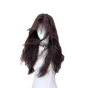 Rouleau de laine française "Little Lamb Roll", affichage personnalisé du visage, petite frange moelleuse, ensemble de cheveux bouclés naturels, perruque entière - Product Image 5