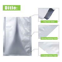Sachets personnalisés de qualité alimentaire à trois soudures avec impression hélio et logo sur mesure pour l'emballage de snacks
