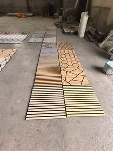 Striscia di <span class=keywords><strong>legno</strong></span> in fibra di poliestere pannelli di <span class=keywords><strong>legno</strong></span> a doghe di <span class=keywords><strong>legno</strong></span> pannelli di parete a doghe di <span class=keywords><strong>legno</strong></span> pannelli acustici a prova di suono - Product Image 5