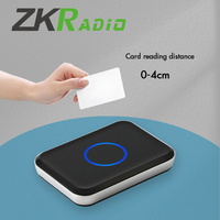 Lector/Escritor de Tarjetas RFID de Escritorio con Interfaz USB 13.56Mhz, Compatible con Tarjetas NFC, MIFARE DESF EV1/EV2/EV3 HID Iclass