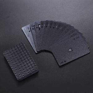Cartes à jouer de luxe LEYAO en feuille d'or, imperméables et durables, pour jeux de casino et cadeaux haut de gamme – Cartes à jouer dorées - Product Image 2