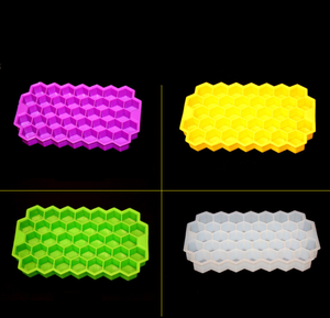 Moule de noël créatif sans BPA à dégagement facile, <span class=keywords><strong>bac</strong></span> à glaçons en silicone à 14 trous avec couvercle amovible - Product Image 2