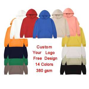 High Quality Heavy Weight 380gsm Custom <b>Men's</b> Hoodie Printed Cotton <b>Cardigan</b> Hoodie Casual Hoodie Sweatshirt - Product Image 1