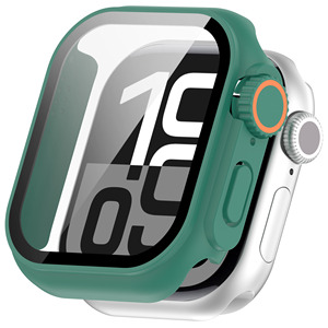 Étui avec protecteur d'écran en verre trempé pour <span class=keywords><strong>Apple</strong></span> <span class=keywords><strong>Watch</strong></span> 9 10 Étui de <span class=keywords><strong>protection</strong></span> pour IWatch <span class=keywords><strong>SE</strong></span> - Product Image 1