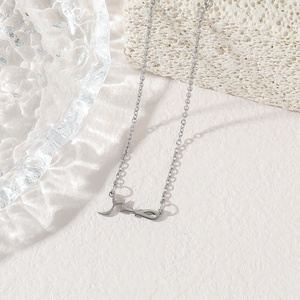 Elegante Collana Religiosa Islamica con Ciondolo Simbolo di Allah in Arabo in Acciaio Inossidabile, Gioiello alla Moda per Uomo e Donna, Ingrosso 2025 - Product Image 2