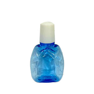 Botella con Gotero Azul de 10 ml, Envase Cosmético de Plástico, Forma Redonda, Tipo Sellado, Gotero de Uso General, Botella para Gotas para los Ojos - Product Image 1