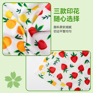Rollo de paño de cocina de microfibra con diseño naranja, no desechable, para limpiar ollas y sartenes - Product Image 3