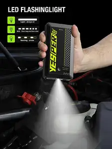 YESPER Armor Mini Car Jump Starter 12V Portable Multi-function Start Jumper Emergency Battery Booster 8000mAh Power Bank