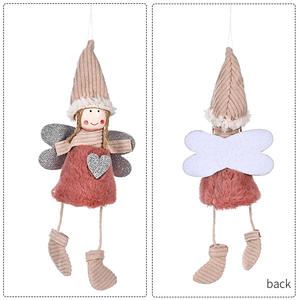 Arbre de Noël Décoration Pendentif En Peluche Amour Ange Suspendu Décor Charme Enfants Mignon Arbre De Noël Décor - Product Image 3