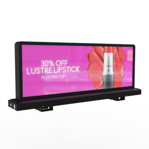 Pantalla LED P2.5 para Techo de Coche, Publicidad Digital de Doble Cara, Panel LED Personalizado para Techo de Taxi, Pantalla Desplazable para Exteriores - Product Image 1