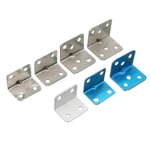 Shengyuan Stainless Steel Angle Brackets 90 Degree L Shape Furniture Cabinet Connectors Thickened Durable Metal Support - Product Image 3