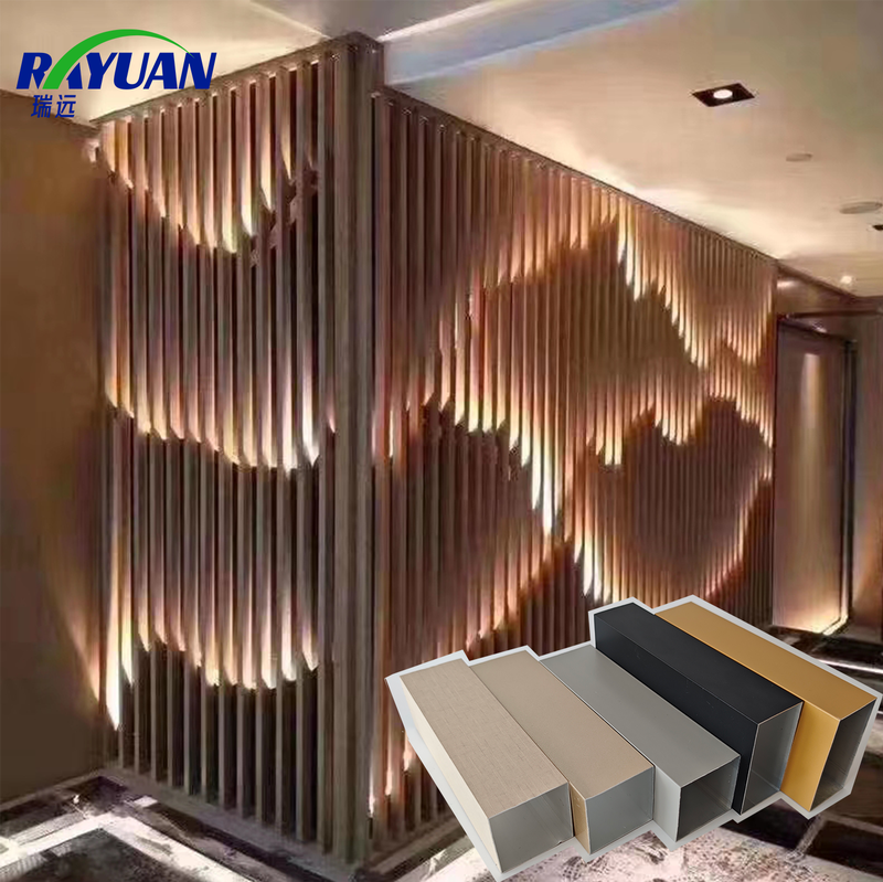 Oem Factory Wave Profil Aluminium Curtain