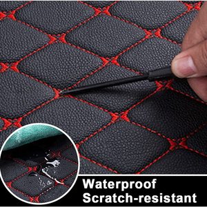 Tapis de sol de voiture universels de luxe en cuir PU, ensemble complet 5 places, haute qualité, pour <span class=keywords><strong>Kia</strong></span> K5/<span class=keywords><strong>Kia</strong></span> K3 - Collection 2022 en vogue - Product Image 6