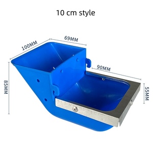 10cm 플라스틱 스틸 교수형 자동차 토끼 케이지 애완 동물 피더 토끼 먹이 골짜기 - Product Image 2