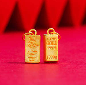 고급 패션 순금 <span class=keywords><strong>24K</strong></span> 골드 참 펜던트 18K 금 체인 목걸이 파인 주얼리 여성 신부 약혼 주얼리 - Product Image 4