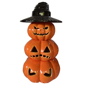 <span class=keywords><strong>Centro</strong></span> commerciale della Lobby dell'hotel decorazione di Halloween divertente gigante di Halloween in fibra di vetro zucca decorazione di caramelle scultura - Product Image 6