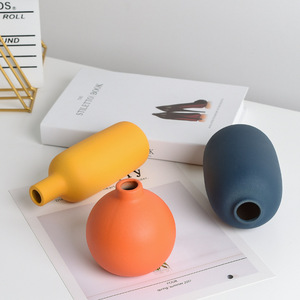 <span class=keywords><strong>Vaso</strong></span> <span class=keywords><strong>in</strong></span> Ceramica di Lusso Stile Molandi per Piante/Fiori, <span class=keywords><strong>Vaso</strong></span> Arancione a Forma di Borsetta - Product Image 4