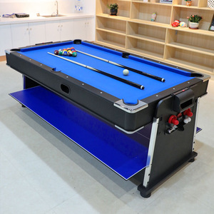 Table de <span class=keywords><strong>billard</strong></span> 4-en-1 personnalisable en bois massif avec plateau en ardoise naturelle, 7/8/9 pieds, pour loisirs et divertissement à domicile - Product Image 6