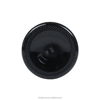Pot en verre Yushuo ZLL 250 ml en verre noir jade avec couvercle en plastique, ensemble de pots à pâte grande capacité en verre violet foncé
