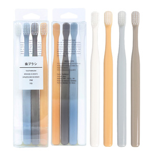 Soft Bristle Small <b>Head</b> <b>Toothbrush</b> 4 Pack Japanese Style Travel Set - Product Image 5