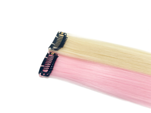 多色派对长款彩虹直发夹亮点女孩接发合成夹 - Product Image 4