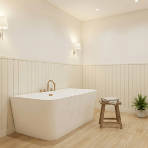 Baignoire autoportante de haute qualité en acrylique et fibre de verre renforcée, finition mate ou brillante, personnalisable OEM/ODM pour projets hôteliers et spas - Product Image 6