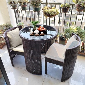 Mobilier d'extérieur <span class=keywords><strong>Table</strong></span> <span class=keywords><strong>basse</strong></span> imperméable Chaise et <span class=keywords><strong>table</strong></span> de salle à manger en rotin et osier pour la plage, la <span class=keywords><strong>piscine</strong></span> et la véranda - Product Image 4