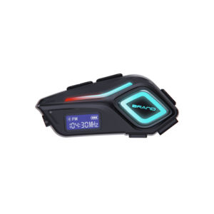 New K08 Bluetooth Tai Nghe Không Thấm Nước Tiếng Ồn Hủy Bỏ Xe Máy Mũ Bảo Hiểm Tai Nghe Đèn Pin Bầu Không Khí Ánh Sáng Với Hiển Thị - Product Image 1