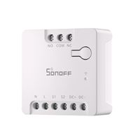 Interruptor Inteligente WiFi SONOFF MINI-D, Relé de Contacto Seco, Chip ESP32, Entrada AC/DC, Control de Escenas Inteligentes, Compatible con Alexa y Google Home