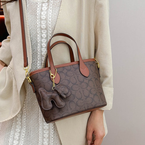 กระเป๋าถือดีไซน์หรูหรา ผลิตในจีน สำหรับขายส่งออนไลน์ ทำจากวัสดุ PU พร้อมลวดลายเรขาคณิต 6608 - Product Image 4