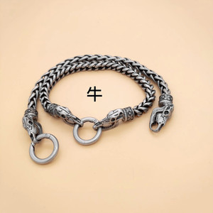 Pulsera de Acero Inoxidable 316 con Diseño de Cabeza de Dragón, Estilo Punk, Unisex, con Signo del Zodiaco, Marca Yunnique - Product Image 4