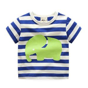 Ropa al por Mayor para Niños, Camisetas de Algodón a Rayas de Diferentes Colores, Compra al por Mayor de China - Product Image 2