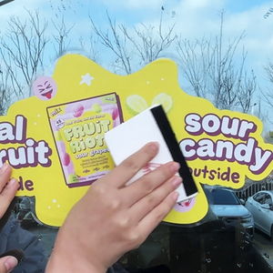 Không có keo có thể tháo rời tùy chỉnh tĩnh bám đề can trong suốt cửa hàng tĩnh điện cửa sổ xe trang trí tĩnh bám Sticker - Product Image 6