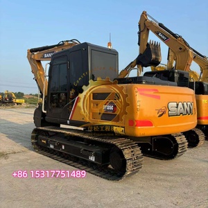 Geluidsarme Middelgrote Graafmachine Voor Campus Landscaping <span class=keywords><strong>Sany</strong></span> <span class=keywords><strong>Sy135c</strong></span> Gebruikte Graafmachine Te Koop - Product Image 5