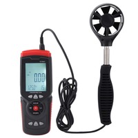 GT8907 QILU Digital USB Anemómetro Multifunción Velocidad del viento y temperatura Probador de aire Termómetro