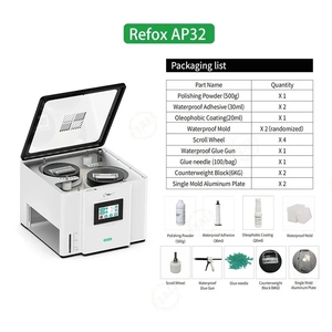 Refox AP32 <strong>2</strong> Slots Desktop Mini Polishing <strong>Machine</strong> for Mobile Phone LCD Surface Screen <strong>Scratch</strong> Smooth Watermill <strong>Machine</strong> - Product Image 5