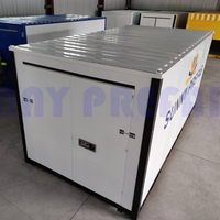 Conteneur de stockage préfabriqué en acier soudé, auto-stockage, assemblage, conteneur mobile pliable, empilable, stockage portable