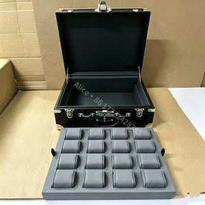 Factory Direct Brand <b>Watch</b> Storage Box & <b>Cases</b> For Man , Custom Logo Luxury 16 Slots <b>Watch</b> Organizer for Famous Brand <b>Watches</b> - Product Image 6