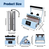 Presse à chaud électrique semi-automatique industrielle multi-couleurs 30oz pour sublimation sur gobelets fins