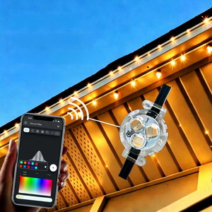 Luz Navideña LED Inteligente para Exteriores, con Control por Aplicación, IP68, 3 LED, 12V 24V, UCS2904, para Aleros - Product Image 1